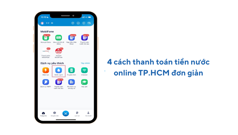 4 cách thanh toán tiền nước online TP.HCM đơn giản