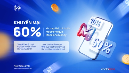  MobiFone khuyến mại lên tới 60% ngày 15/07/2024