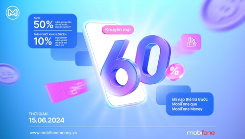 Khởi động EURO cùng MobiFone Money - Khuyến mại lên tới 60%