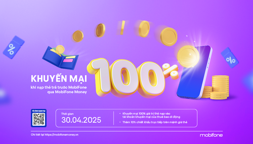 Cùng MobiFone kỷ niệm 50 năm ngày Giải phóng Miền Nam – Nạp thẻ, nhận ngay ưu đãi 100%
