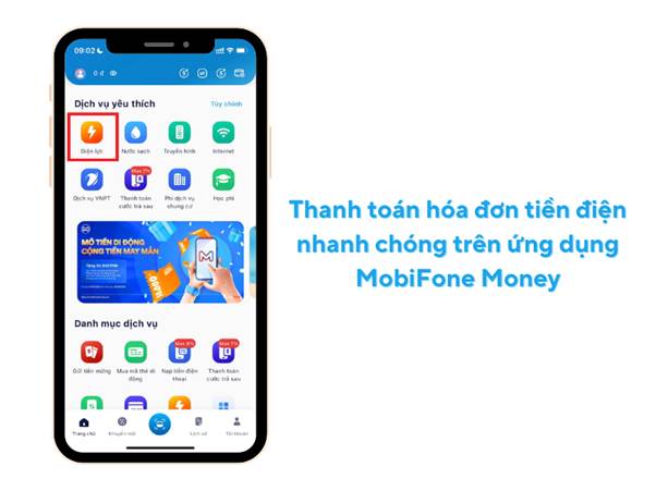 lấy h&oacute;a đơn điện tử tiền điện EVN