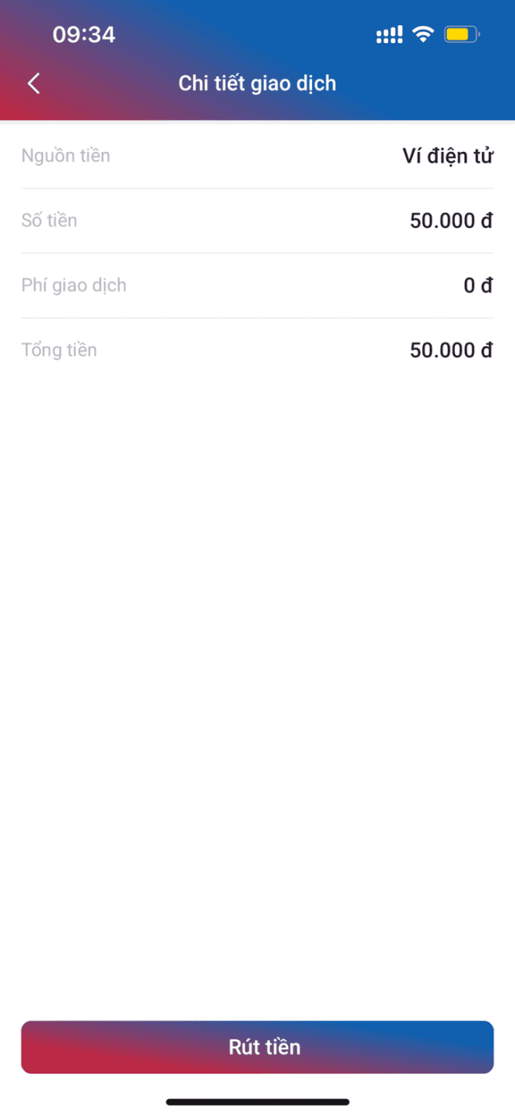 r&uacute;t tiền từ v&iacute; điện tử