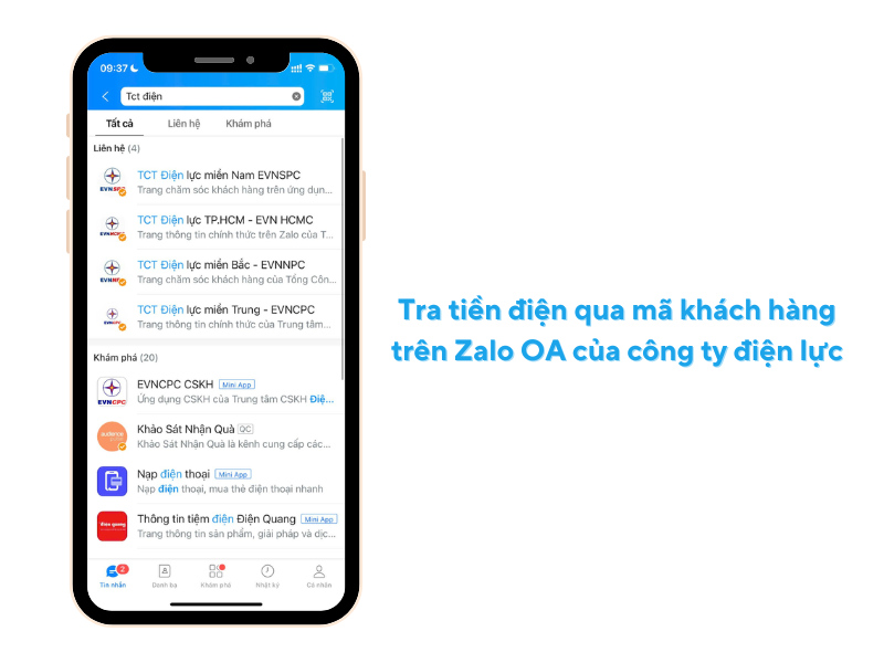  tra tiền điện qua m&atilde; kh&aacute;ch h&agrave;ng
